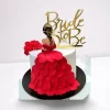 Bridal Red Gown Theme Cake from LallanTop Cake Shop - Delivery in East Delhi, South-East Delhi, Ghaziabad, and Noida