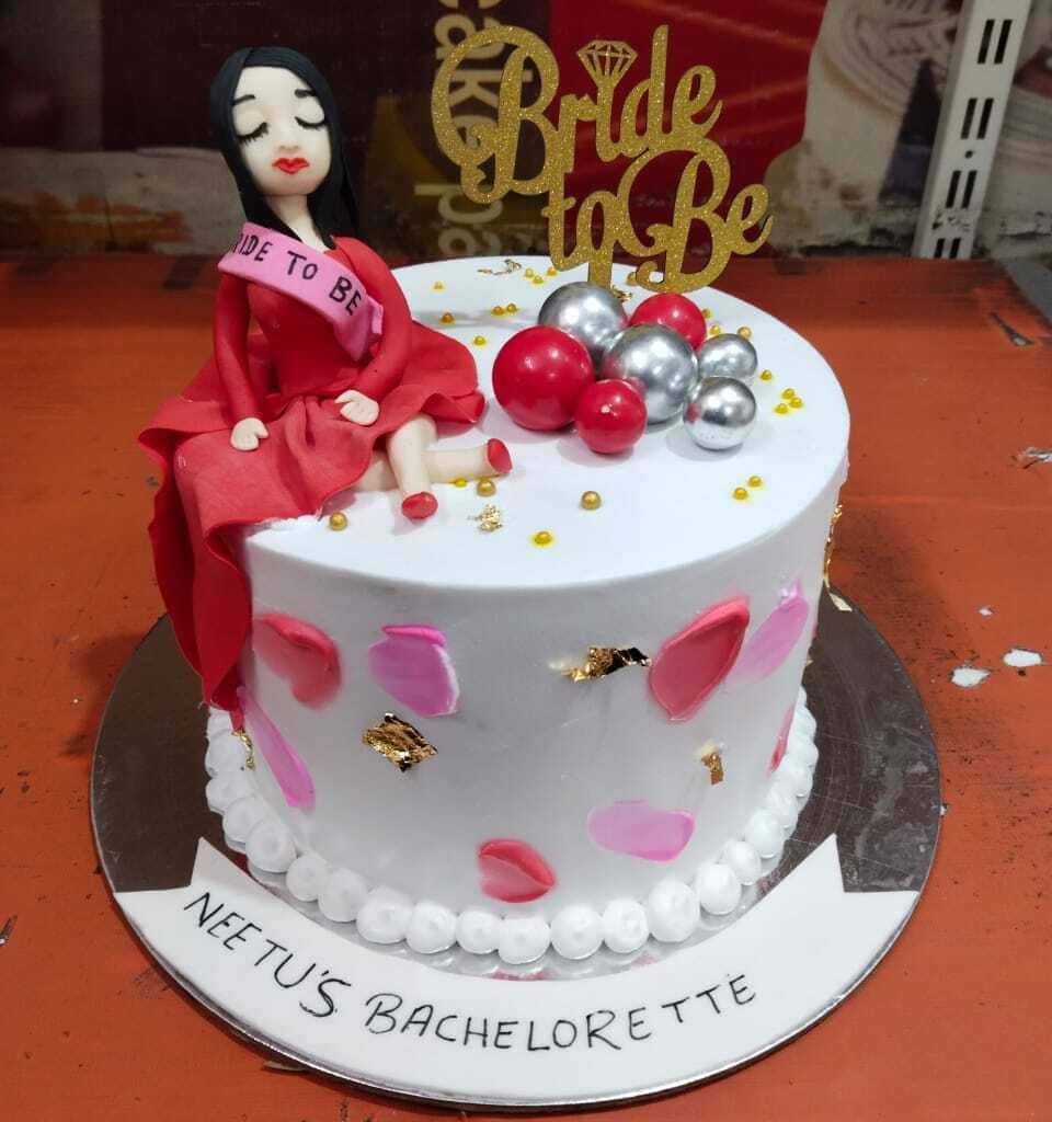 Buy Bride to Be Theme Fondant Cake Online in Delhi NCR : Fondant Cake Studio