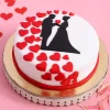 Love Couple Designer Fondant Cake 800X800.Jpg From Lallamtop Cake Shop