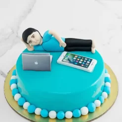 Side Workaholic Cake from LallanTop Cake Shop - Delivery in East Delhi, South-East Delhi, Ghaziabad, and Noida