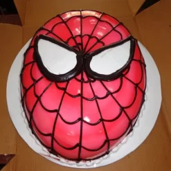 Spiderman Face Cream Cake from LallanTop Cake Shop - Delivery in East Delhi, South-East Delhi, Ghaziabad and Noida