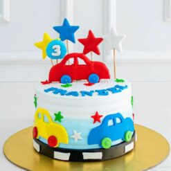 Creamy Car Celebration Cake from LallanTop Cake Shop - Delivery in East Delhi, South-East Delhi, Ghaziabad and Noida