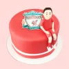 Liverpool Fan Club Fondant Cake by LallanTop Cake Shop: Delivery in East Delhi, South-East Delhi, Ghaziabad, and Noida