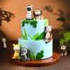 2 tier wild safari adventure cake from lallantop cake shop noida and east delhi From LallamTop Cake Shop