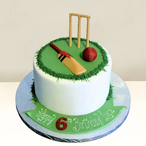 cricket champion fondant cake from lallantop cake shop noida and east delhi From LallamTop Cake Shop