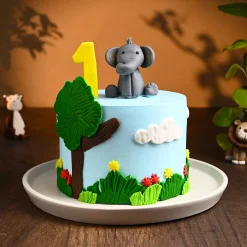 Elephant’s Cloudy Adventure Cake from LallanTop Cake Shop – Delivery in East Delhi, South-East Delhi, Ghaziabad, and Noida